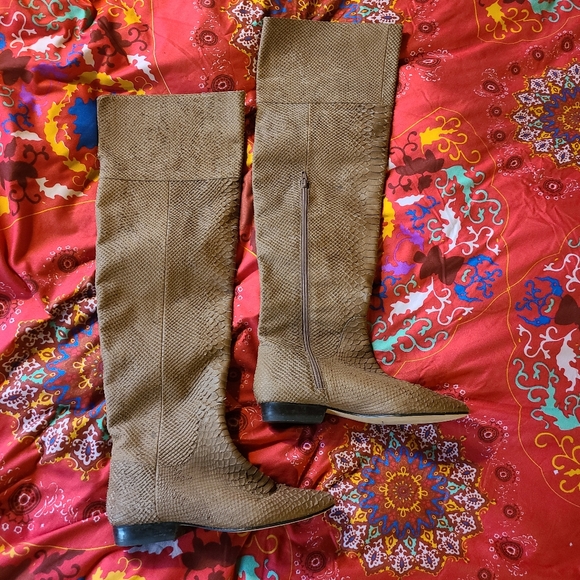 Charmer tall otk snake boots - Picture 1 of 10